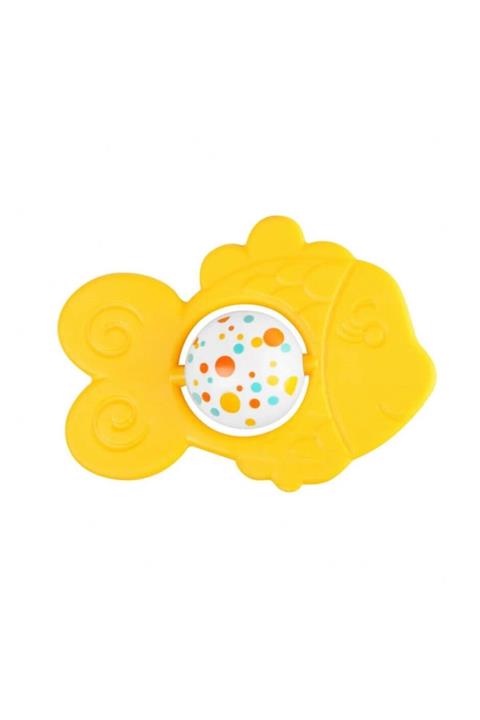 let's be child Lc Arkadaşım Balık Diş Kaşıyıcı Ve Çıngırak Sarı