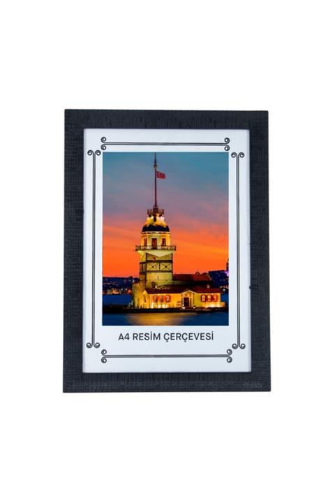 Selçuklu Sanat A4 Çerçeve 1. Sınıf 22mm 5'li Paket (renk:siyah)