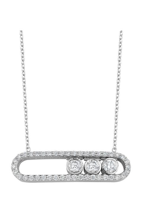 Iryum Pırlanta Sürgülü Kolye Pn114