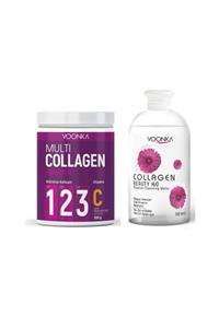 Voonka Hidrolize Kollajen (tip I&ıı&ııı) Ve Vitamin C Içeren Takviye Edici Gıda 300 gr +Misel Su 500 ml