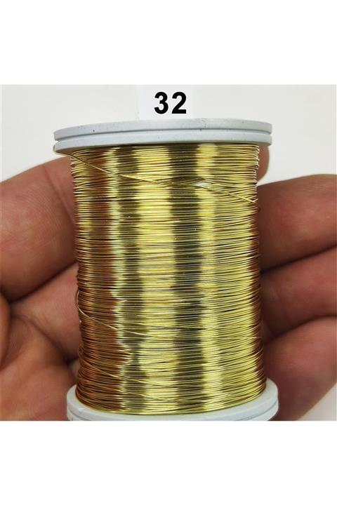 Hobizubi Soft Sarı Filografi Teli 30 No - 50 Gram- 32