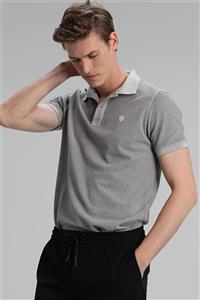 Lufian Vernon Spor Polo T- Shirt Gri