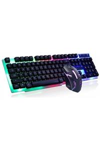 By mia Led Işıklı Oyuncu-gaming Rgb Klavye Mouse Seti