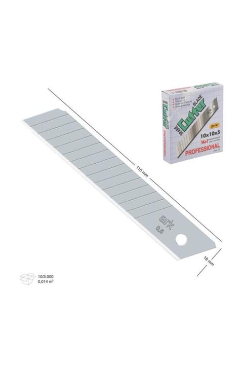 Ark 3A Ark 076 Maket Bıçağı Yedeği Büyük No:2 10 Lu
