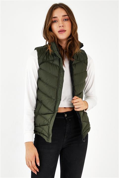 Weyeze Kadın Haki Şişme Yelek Ab-k59016lns