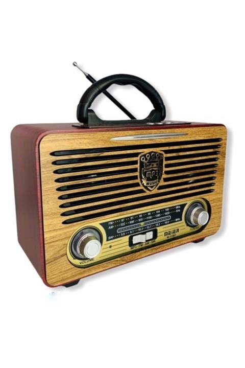 Mmctech Nostalji Radyo Bluetooth Kart Özel Radyo Kumandalı
