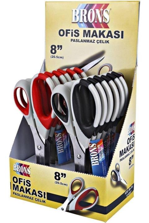 Brons Büro Makası 20.5 Cm.12 Li Br-705