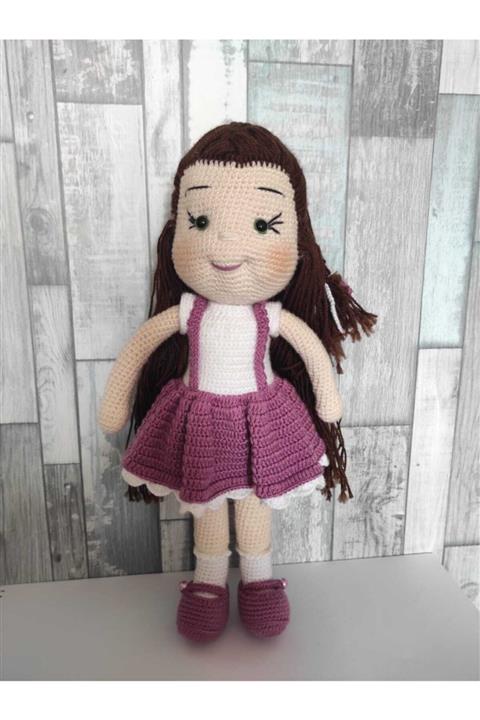 Minishome Beyaz El Örgüsü Büşra Bebek