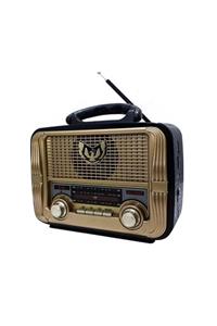 Wellhise Nostaljik Şarjlı Radyo (aux-bluetooth-usb-sd) Mg-806bt