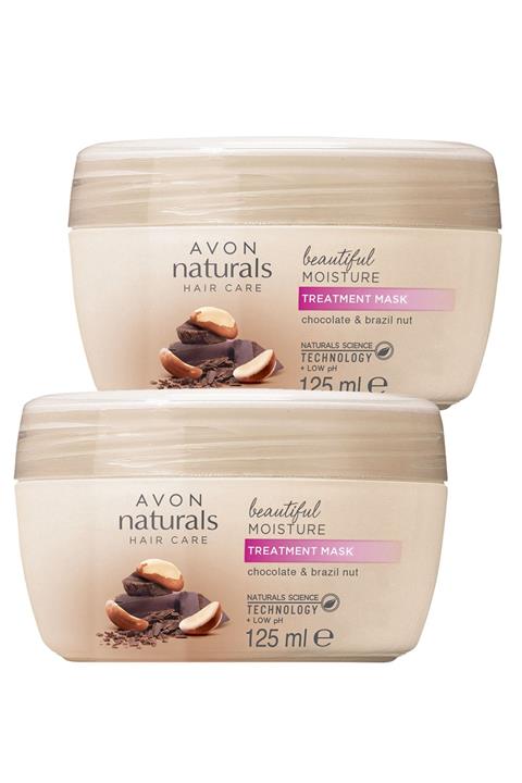 AVON Çikolata Brezilya Fındığı Özlü Bakım Maskesi 125 ml İkili Set
