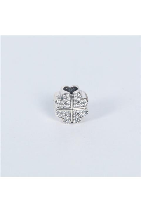 Nur Silver Dört Yapraklı Charm