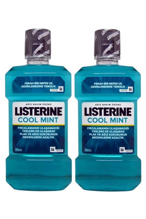 Listerine Cool Mint 500 Ml X 2 Adet