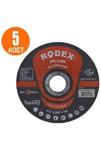 Rodex Spiral Taşlama Inox Metal Kesici Taş Diski 115x1.2 Mm (5 Adet)