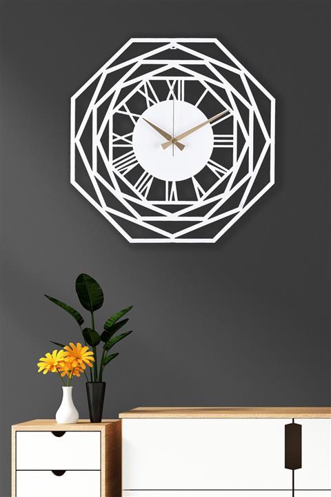 Muyika Design Muyika Repido Beyaz Metal Duvar Saati 41x41cm