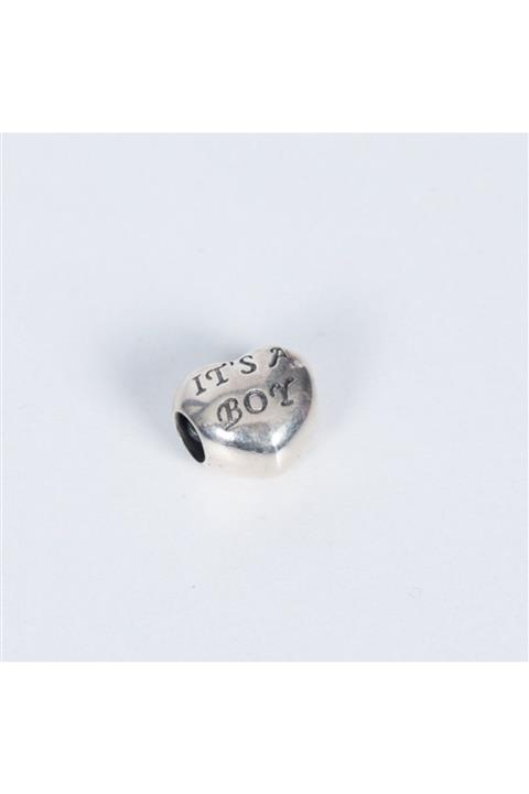 Nur Silver Kalp Charm