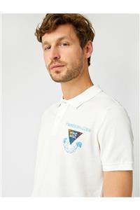 Koton Erkek Baskılı Pamuklu Polo Yaka T-Shirt