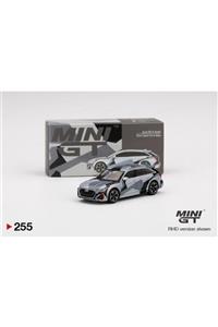 mini gt Audi Rs 6 Avant Silver Digital Camouflage 1:64