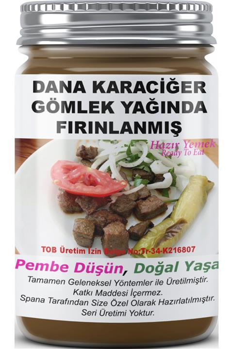 SPANA Gömlek Yağında Fırınlanmış Dana Karaciğer  330gr