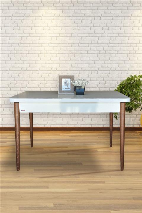 Renlife Küçük Mutfak Masası 70x110 Beyaz