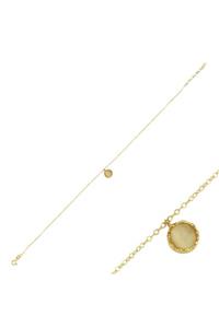 Sembol Gold Halhal Altın Bileklik Mercan 20 - 25 Cm