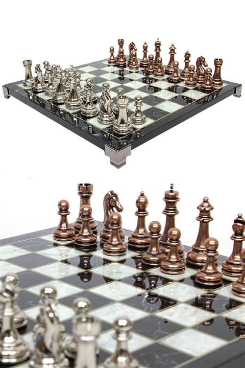 moryconcept Satranç Takımı Klasik Tabla Büyük Boy 33 Cm