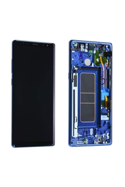 Samsung Galaxy Note 8 Sm-n950 Lcd Ekran Dokunmatik Servis Orjinali Mavi