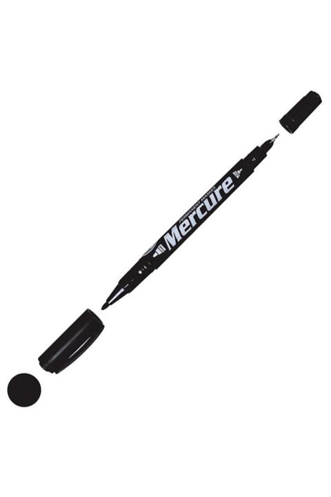 Mercure Cd Kalemi Marker Çift Uçlu 0.5-1 Mm (siyah)