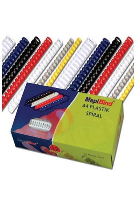 Mapi Mapı Plastık Spıral 45mm Sıyah 50 Lı