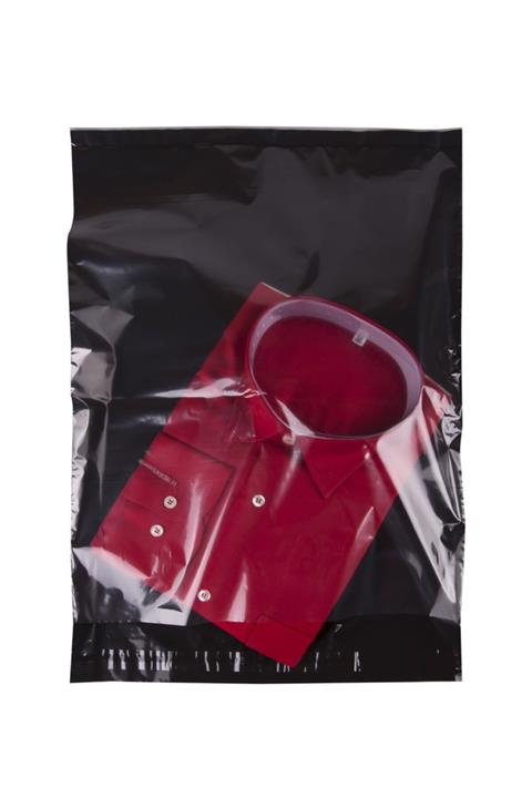 NEO AMBALAJ Siyah Şeffaf Kargo Poşeti 45x55+5 100 Adet