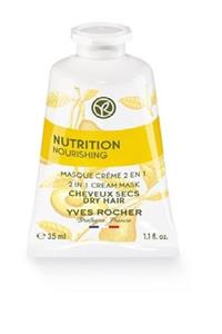 Yves Rocher Nutrition Saç Maskesi Kuru Saçlar Için Seyahat Boy 35 Ml