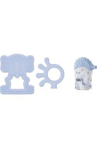 BEBEYATMAZ Babyjem Diş Kaşıyıcı Ultra Set Erkek Mavi