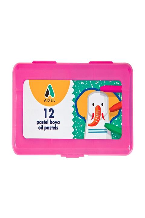 Adel Pastel Boya 12 Renk Pembe Ambalaj 4281835001