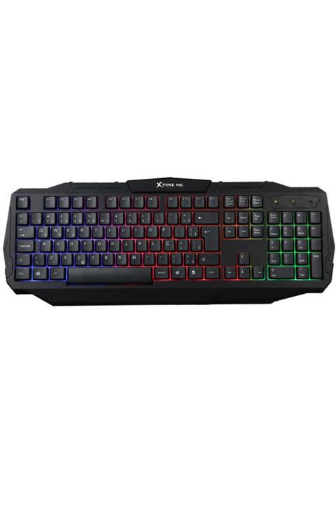 Göha Xtrıke Me Kb-302 Gaming 1.5 Metre Bilek Yorgunluğu Önleyici Rainbow-usb-rgb Işıklı Q Klavye
