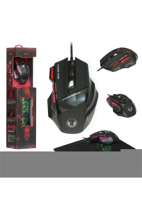 Retro Aksesuar Oyuncu Mouse Padlı X7 Set