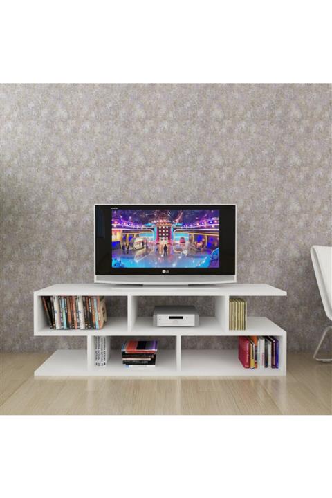 Moonlife Kelebek Tv Sehpası Beyaz