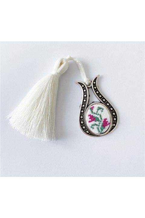 Kağıt Kalem Dükkanı Kitap Ayracı Laleler Mor