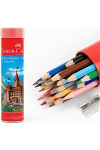 Faber Castell 24'lü Metal Tüp Kuru Boya Seti