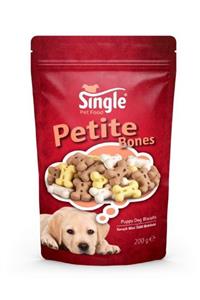 SINGLE Vanilyalı Yavru Köpek Ödül Bisküvisi 200 Gr.