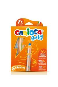 CARIOCA 3 In 1 Jumbo Bebek Ahşap Gövdeli Boya Kalemi