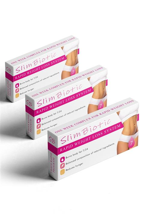 SLİM BİOTİC Rapid Weight Loss System 3 Kutu