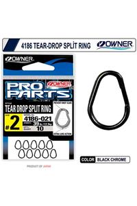 Owner 4186-041 Tear-drop Split Ring - 8