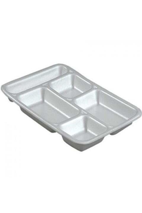 new and single Köpük Tabak Köpük 5 Bölmeli Tabldot 100 Lü Paket