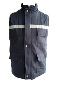 AĞCA İŞ ELBİSELERİ Unisex Lacivert Gabardin Kışlık İş Yeleği