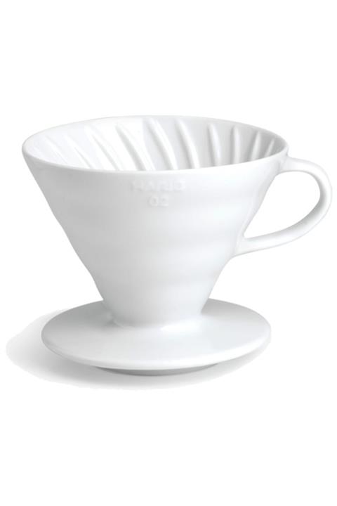 Hario V60 02 Dripper (white Ceramic) - V60 02 Dripper (beyaz Seramik)