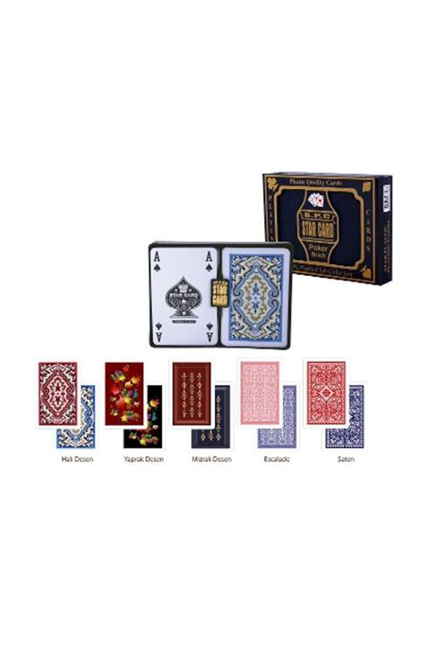 Star Oyun Star Plastik Iskambil Kartı 2'li