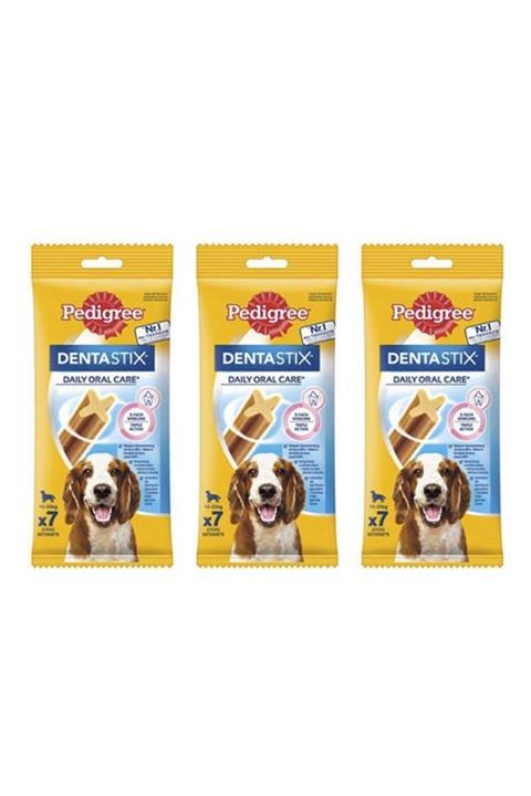 Pedigree Dentastix Medium Large 7 Li Köpek Ödül Maması 180 Gr X 3 Adet
