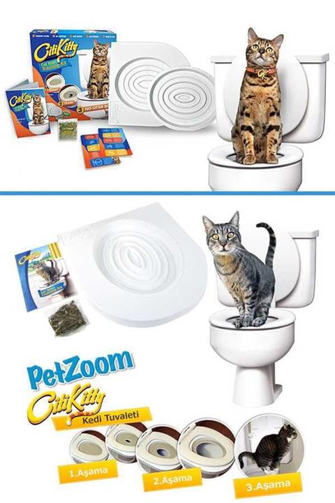 Pet Zoom Citi Kitty Kedi Tuvaleti
