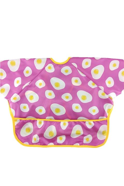 Aydınlar 6-24 Ay Kollu Mama Önlüğü Fuşya Yumurta Armut