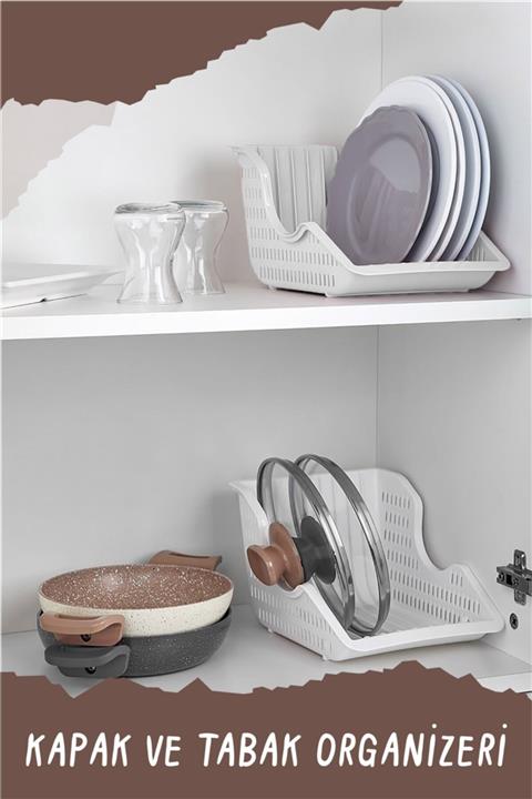 PDHome Maksi Kapak Ve Tabak Organizeri