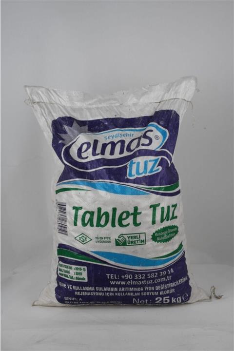 elmas tuz Su Arıtma Beyaz Tablet Tuz Sodyum Klorür Arıtma Tuz 25 Kg